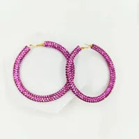 Bling Bling Hoop Earring